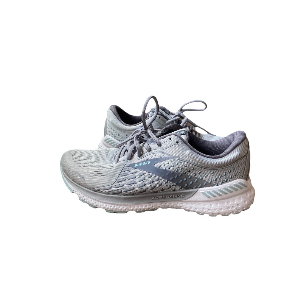 Brooks Adrenaline 21 Women's Size 9.5 B Running Shoes Gray Blue